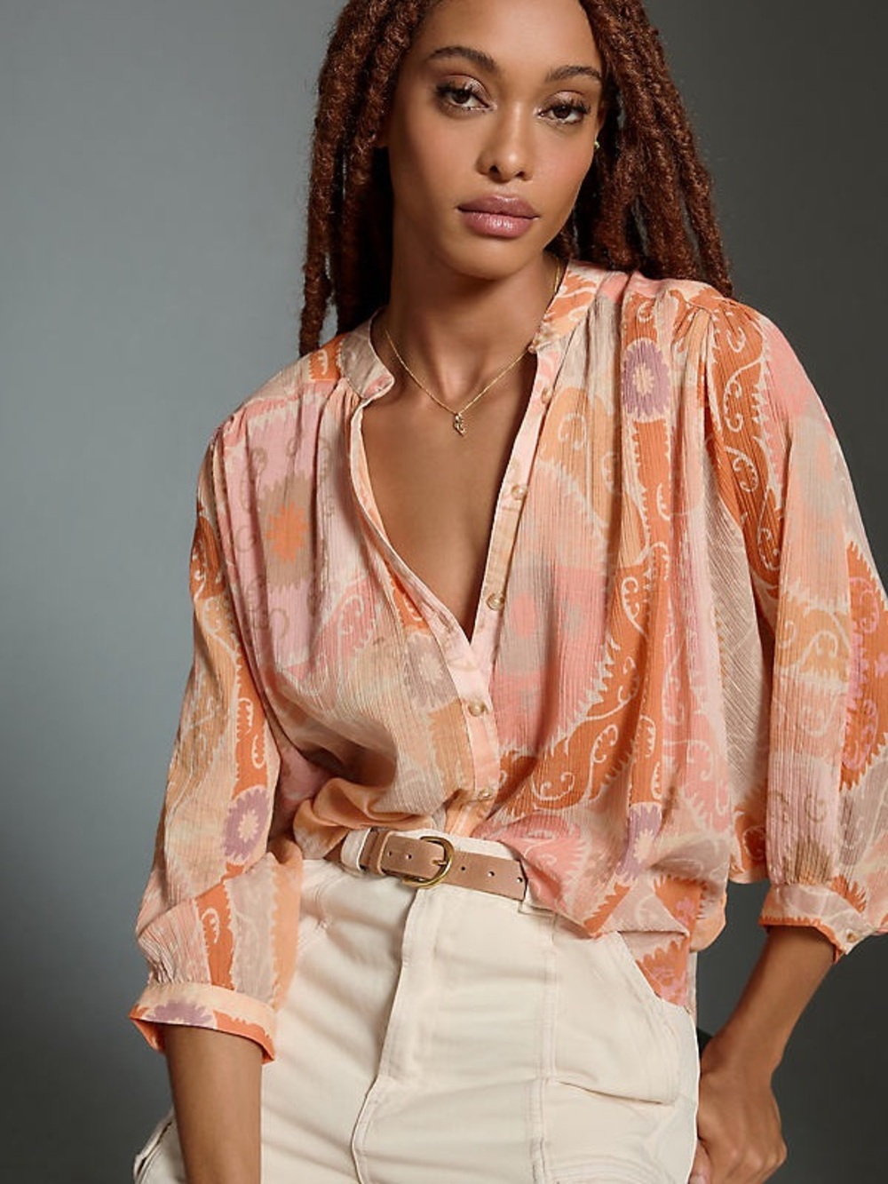 Pilcro Sidney Batwing Blouse
